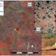 Study area showing location of the dead giraffes.